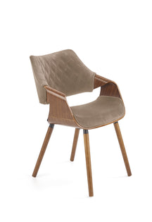 Sedia in legno/tessuto Camilla 56x77 cm