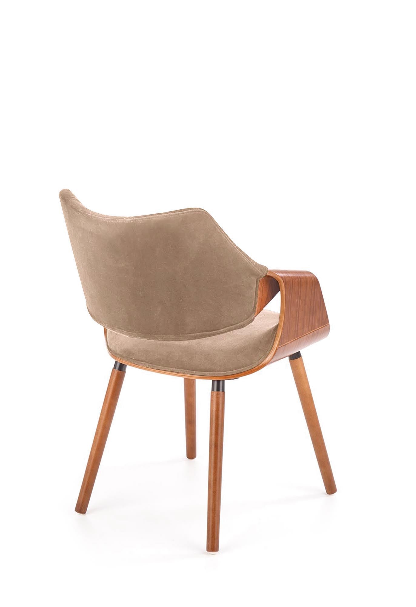 Sedia in legno/tessuto Camilla 56x77 cm