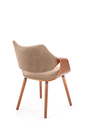 Sedia in legno/tessuto Camilla 56x77 cm