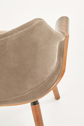 Sedia in legno/tessuto Camilla 56x77 cm