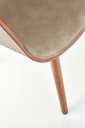 Sedia in legno/tessuto Camilla 56x77 cm