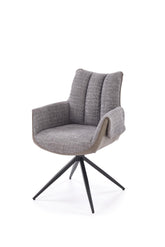 Sedia girevole in acciaio Maly 65x87 cm