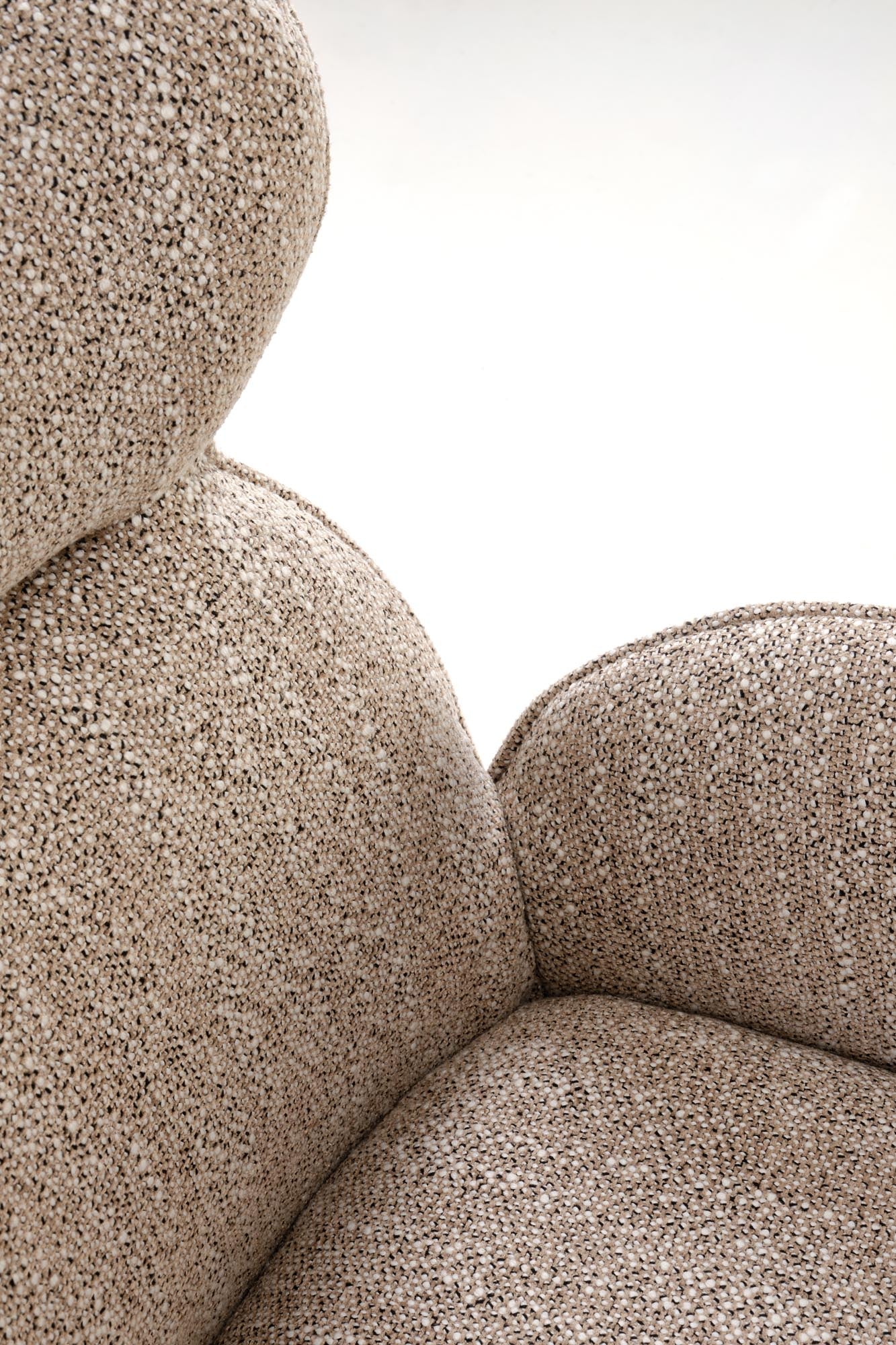 Sedia girevole in legno massello Nyla 63x64 cm