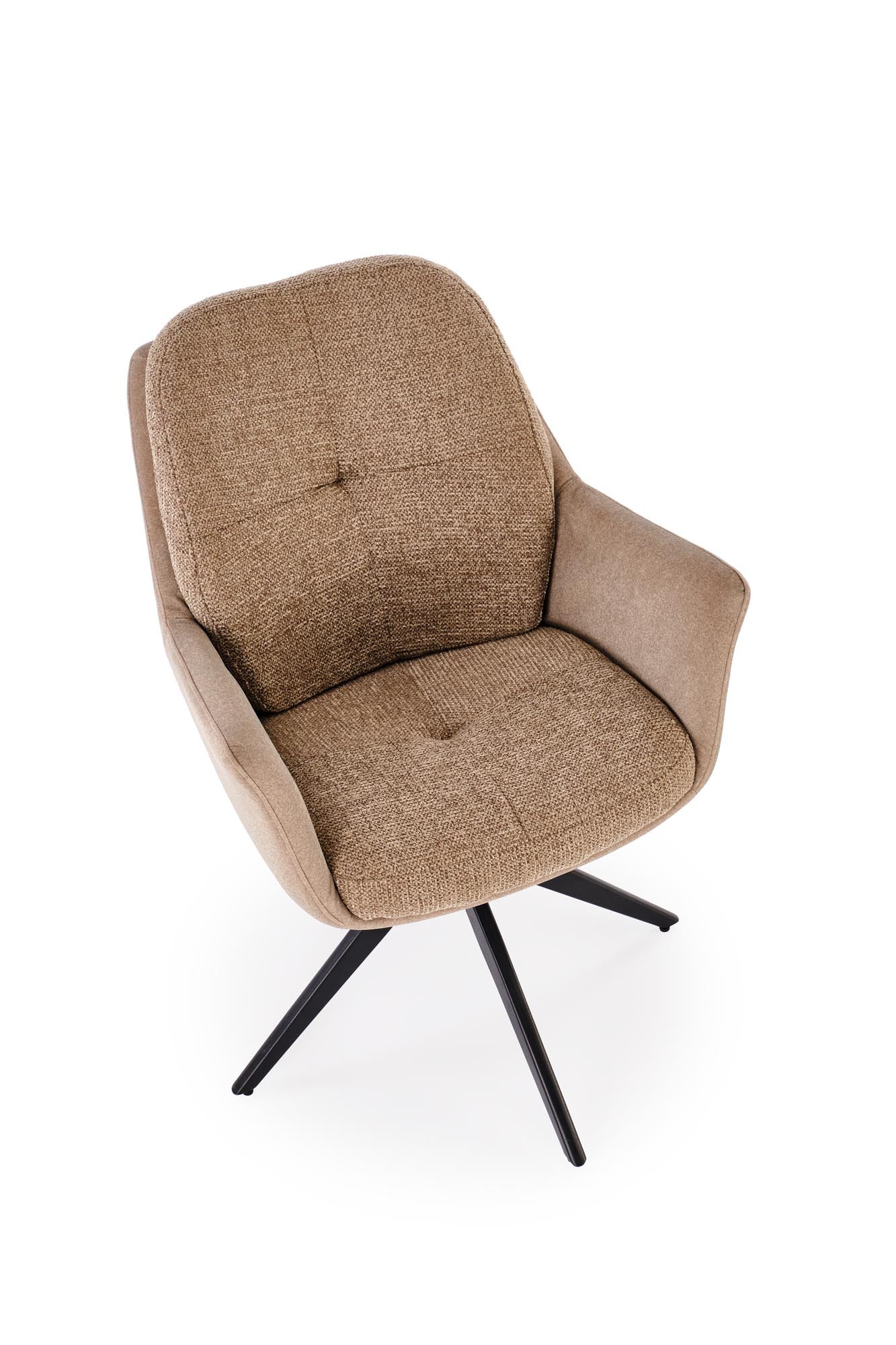Sedia girevole in acciaio Lavy 65x94 cm