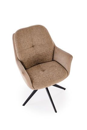 Sedia girevole in acciaio Lavy 65x94 cm