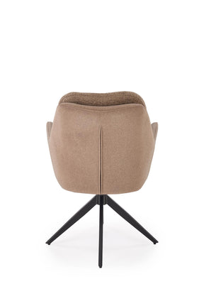 Sedia girevole in acciaio Lavy 65x94 cm