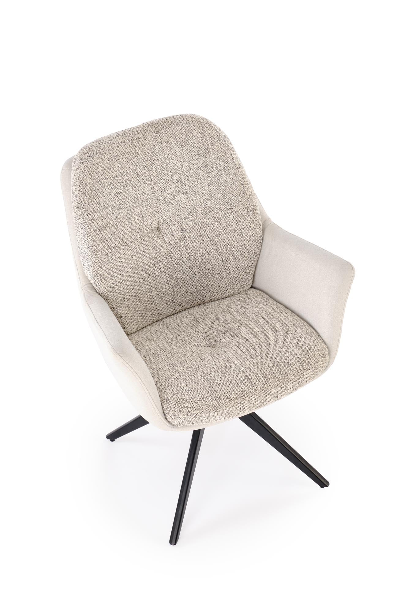 Sedia girevole in acciaio Lavy 65x94 cm