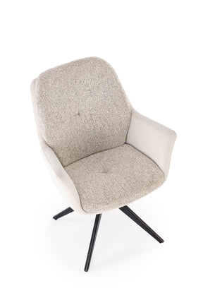 Sedia girevole in acciaio Lavy 65x94 cm