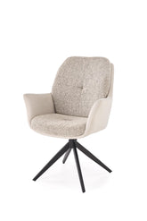 Sedia girevole in acciaio Lavy 65x94 cm