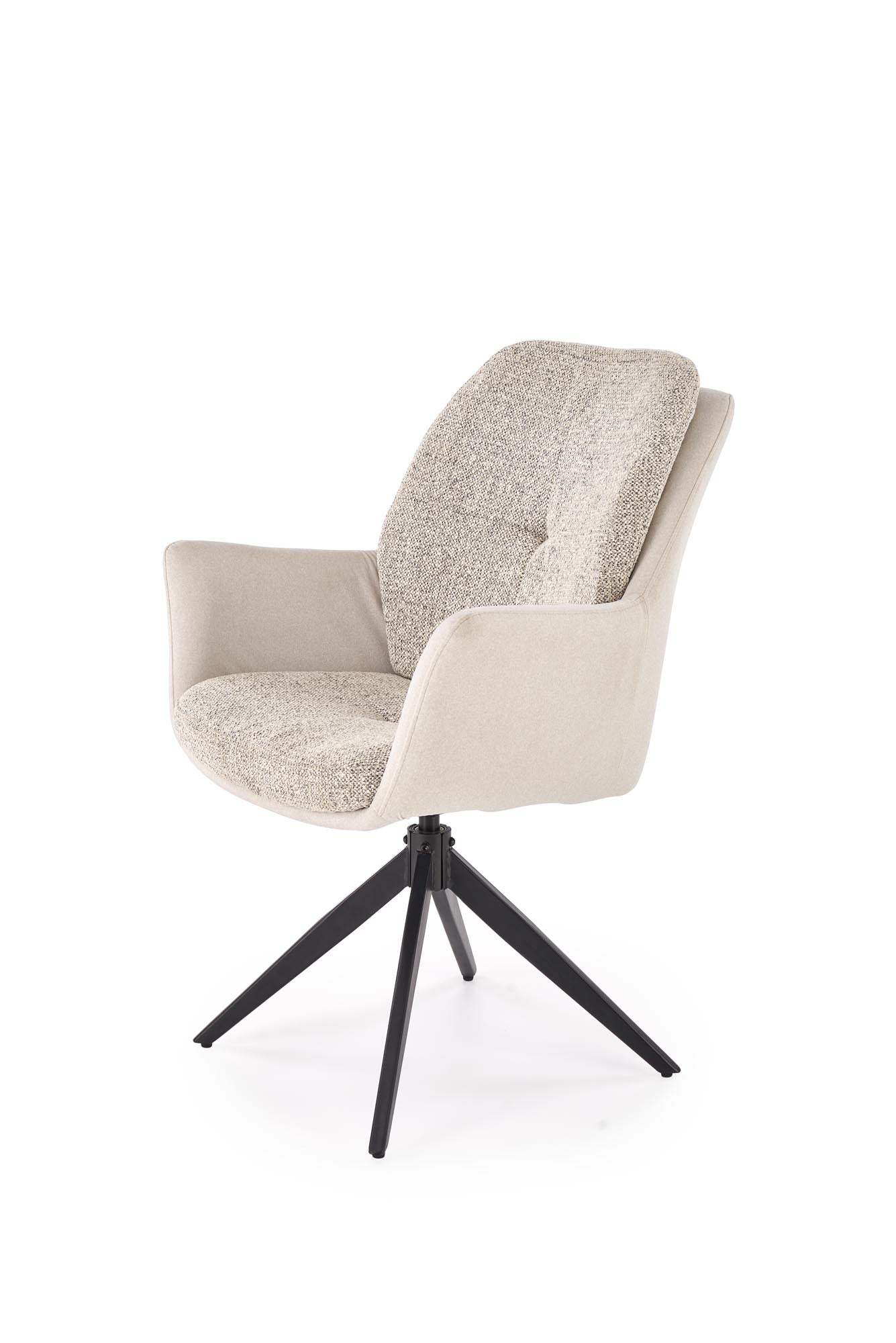 Sedia girevole in acciaio Lavy 65x94 cm