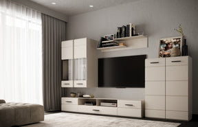 Parete attrezzata cashmere - set di 4 elementi Arden