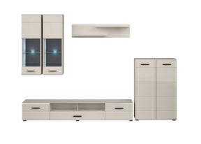 Parete attrezzata cashmere - set di 4 elementi Arden