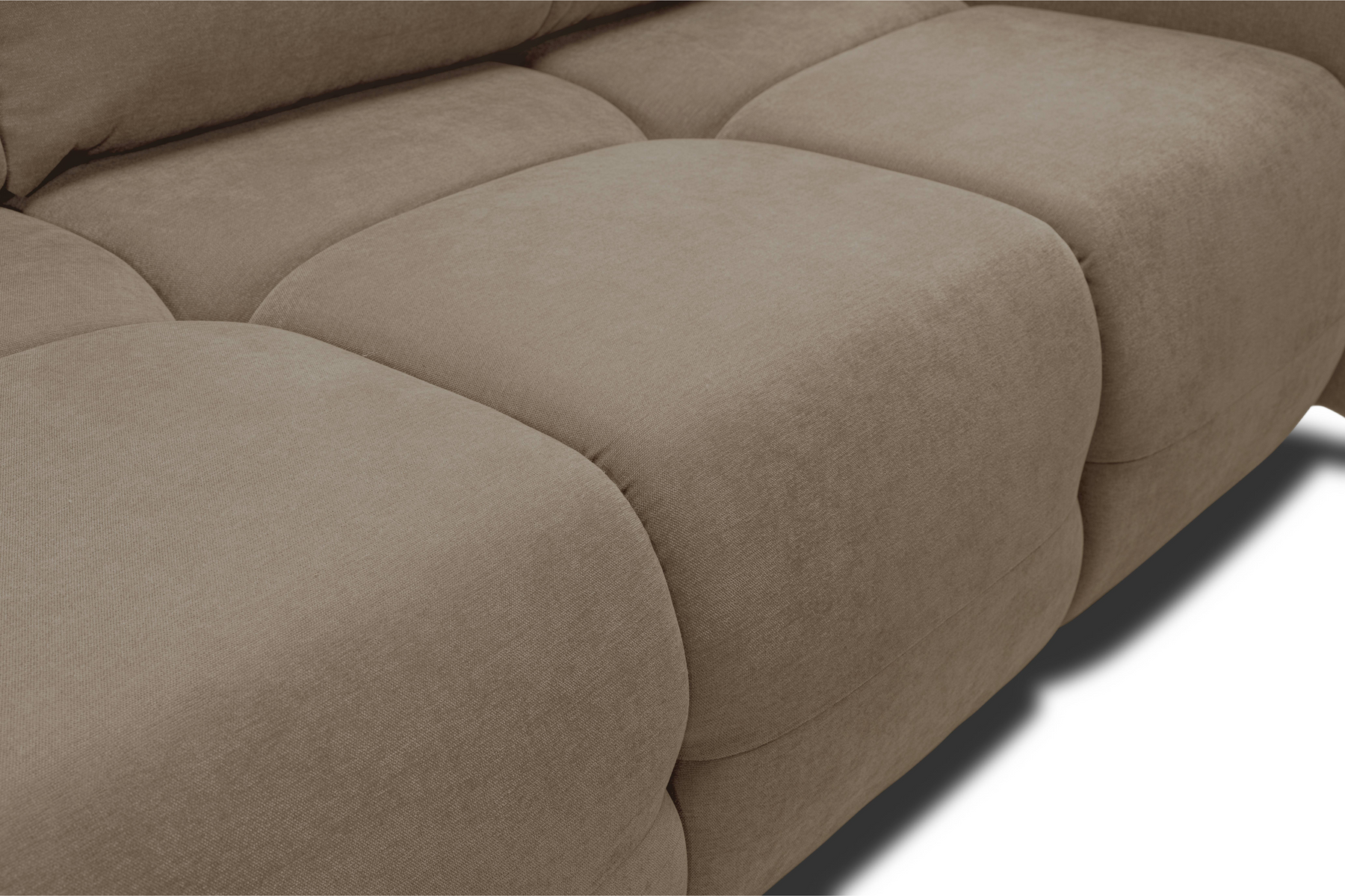 Divano letto in tessuto cinigliato Lisbona 245x110/144 cm