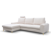 Divano letto angolare in tessuto cinigliato Firenze 251x164 cm