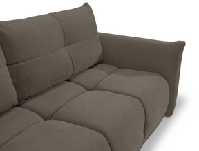 Divano letto in tessuto cinigliato Lisbona 245x110/144 cm