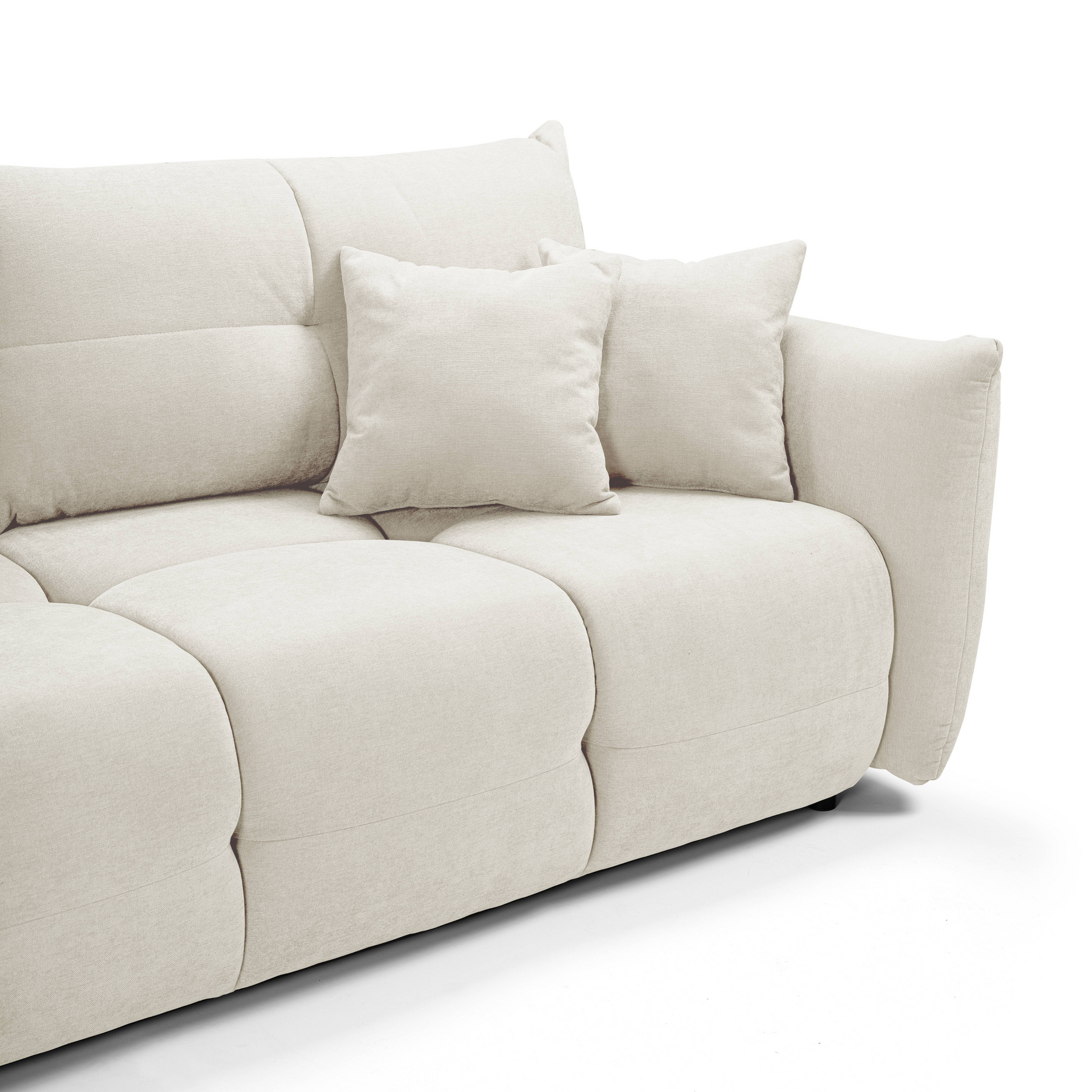 Divano letto in tessuto cinigliato Lisbona 245x110/144 cm