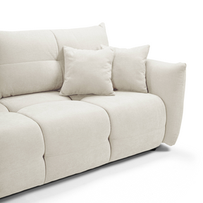 Divano letto in tessuto cinigliato Lisbona 245x110/144 cm