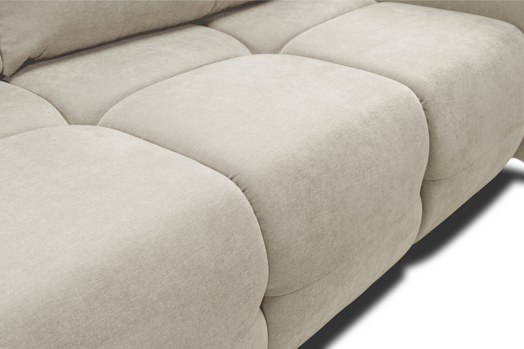 Divano letto in tessuto cinigliato Lisbona 245x110/144 cm
