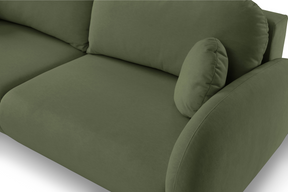 Divano letto in tessuto cinigliato Praga 232x109 cm