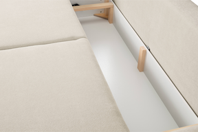 Divano letto in tessuto cinigliato Marsiglia 240x108/145 cm