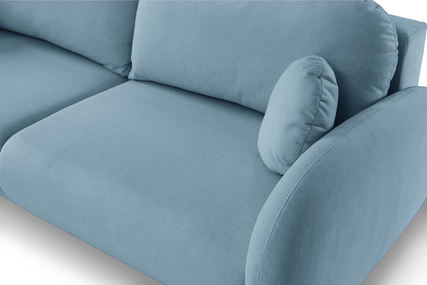 Divano letto in tessuto cinigliato Praga 232x109 cm