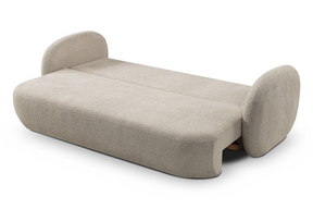 Divano letto in tessuto bouclè Madrid 238x142 cm