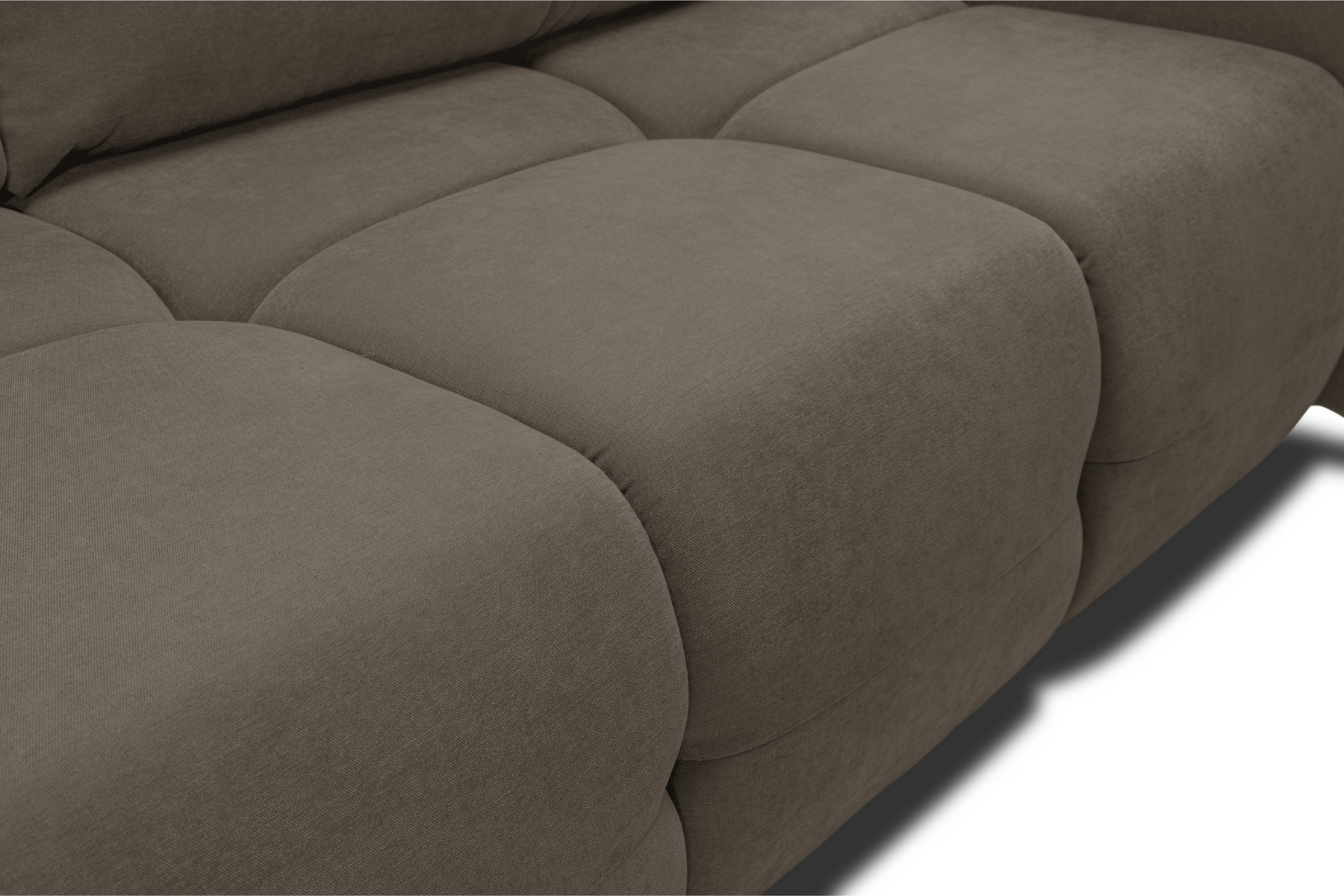 Divano letto in tessuto cinigliato Lisbona 245x110/144 cm