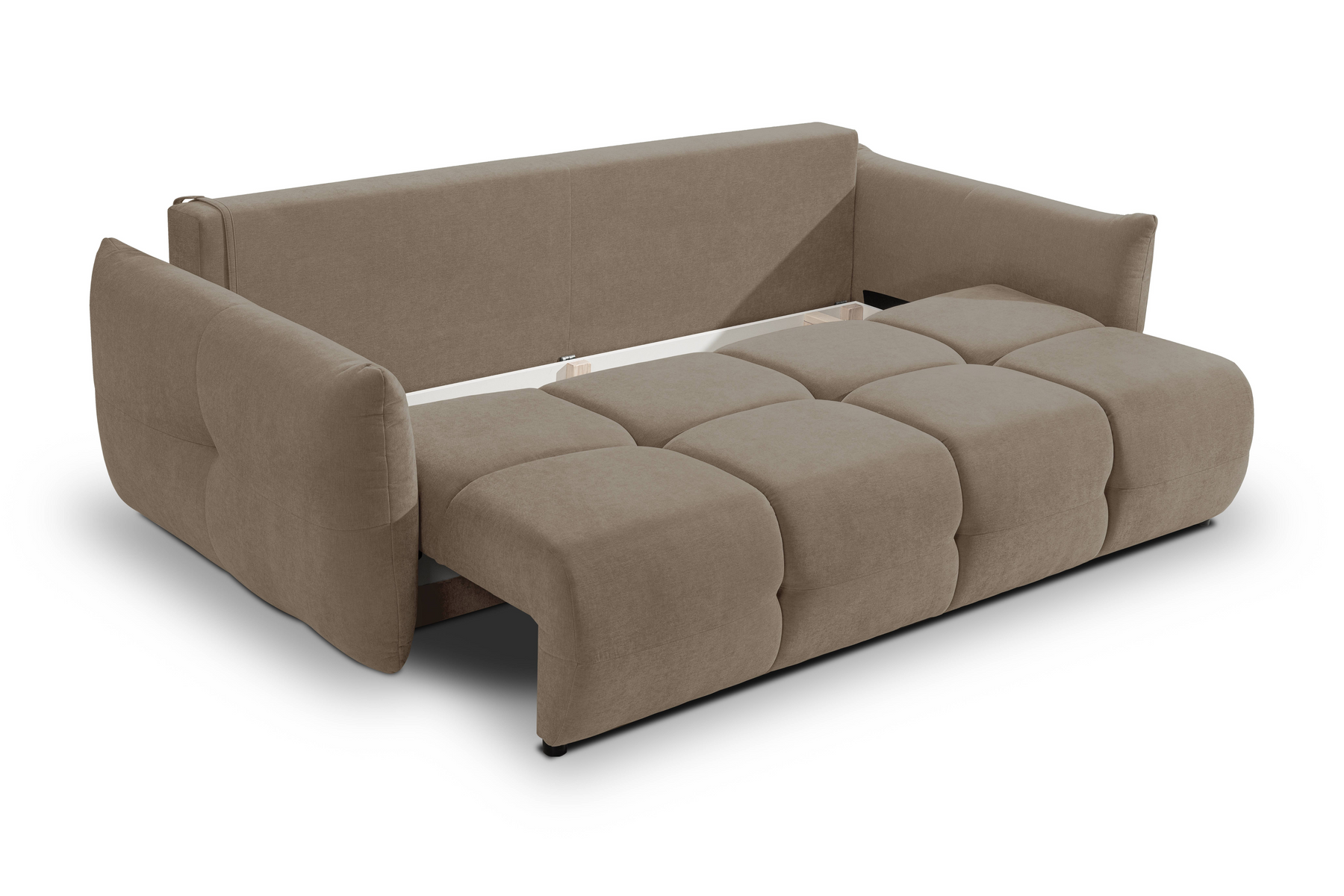 Divano letto in tessuto cinigliato Lisbona 245x110/144 cm