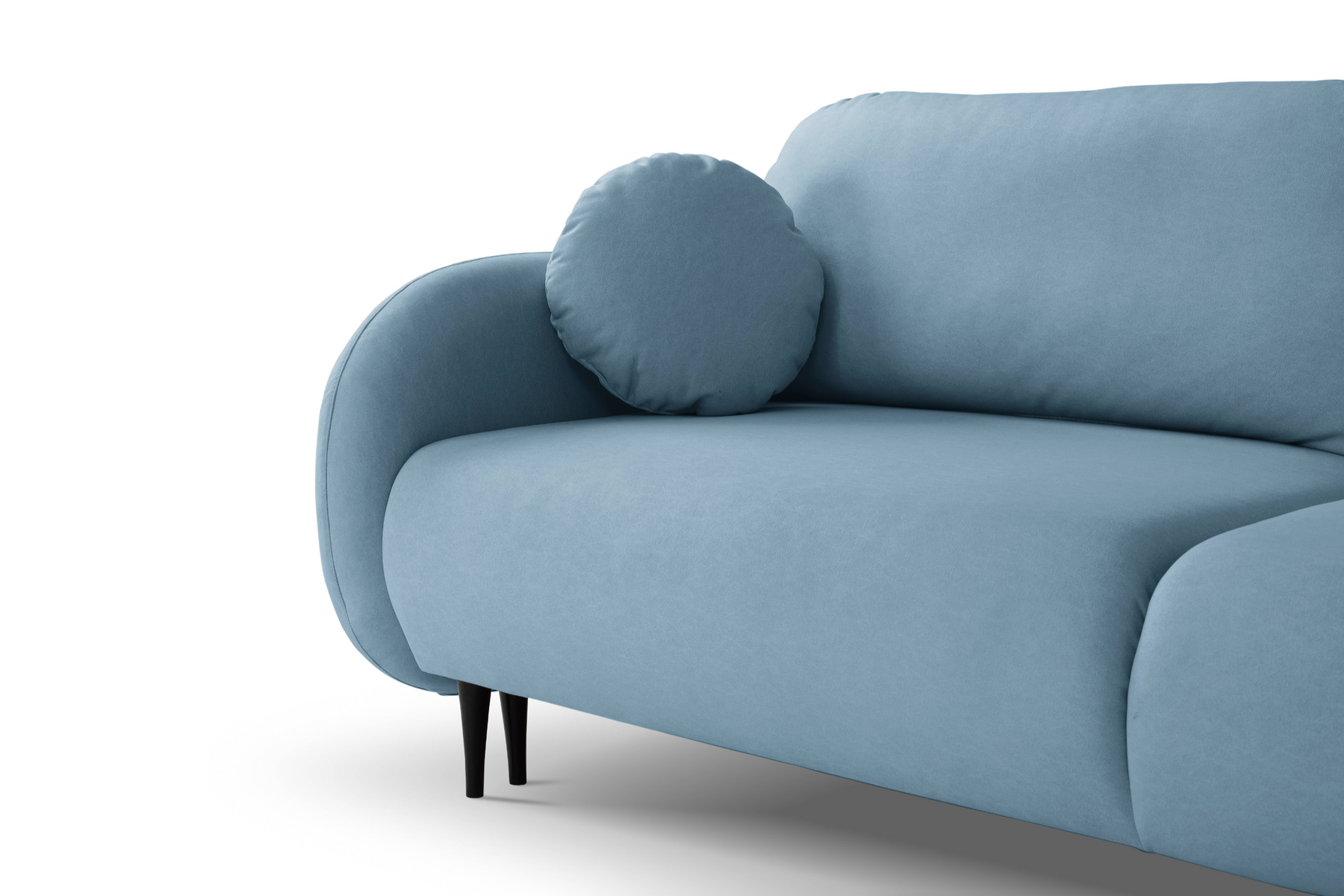Divano letto in tessuto cinigliato Praga 232x109 cm