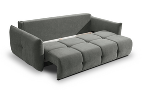 Divano letto in tessuto cinigliato Lisbona 245x110/144 cm