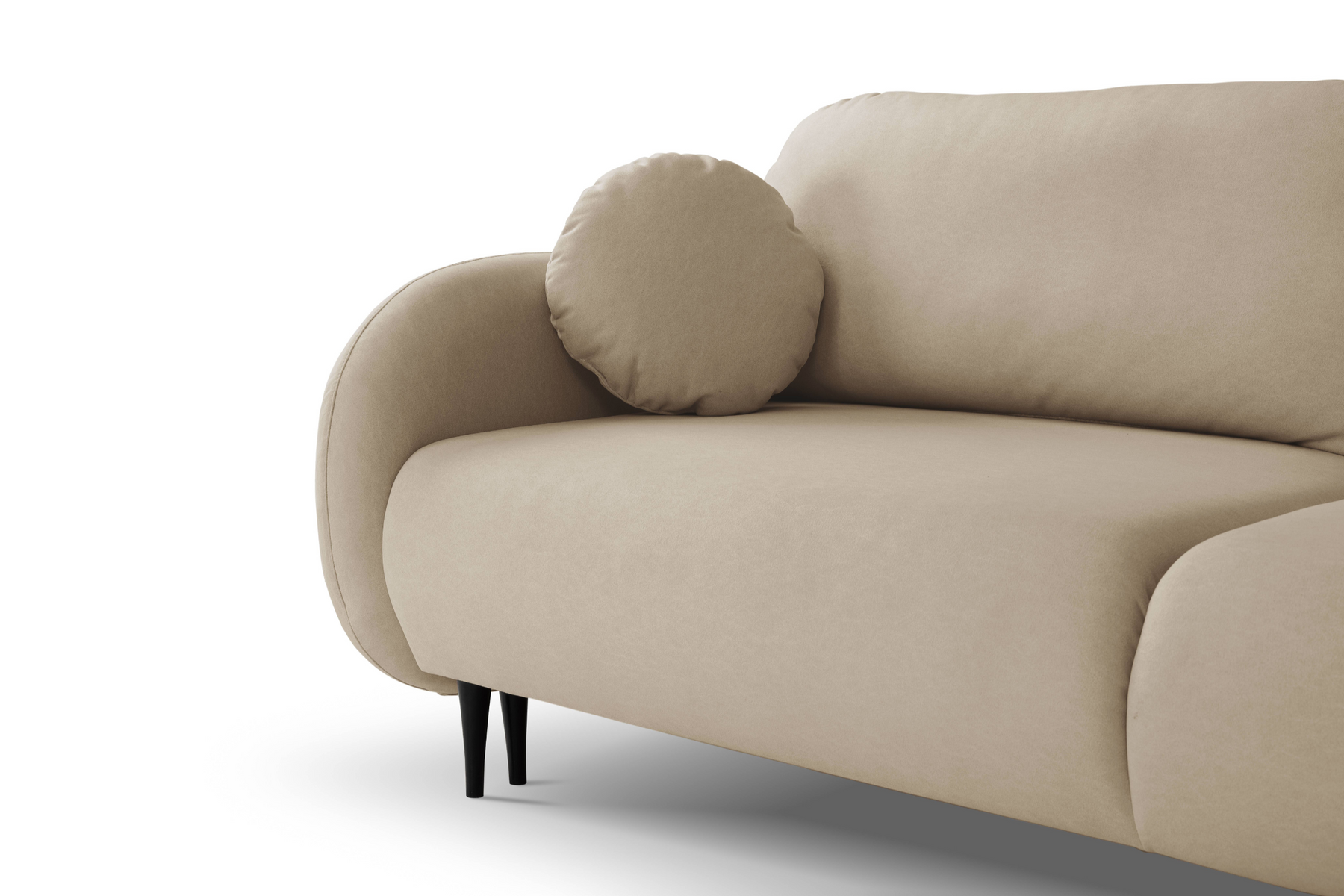 Divano letto in tessuto cinigliato Praga 232x109 cm