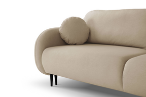 Divano letto in tessuto cinigliato Praga 232x109 cm