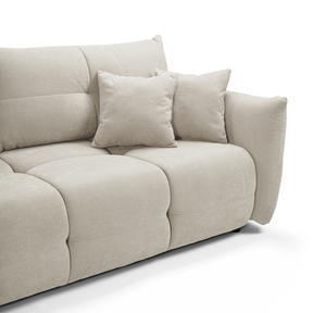Divano letto in tessuto cinigliato Lisbona 245x110/144 cm