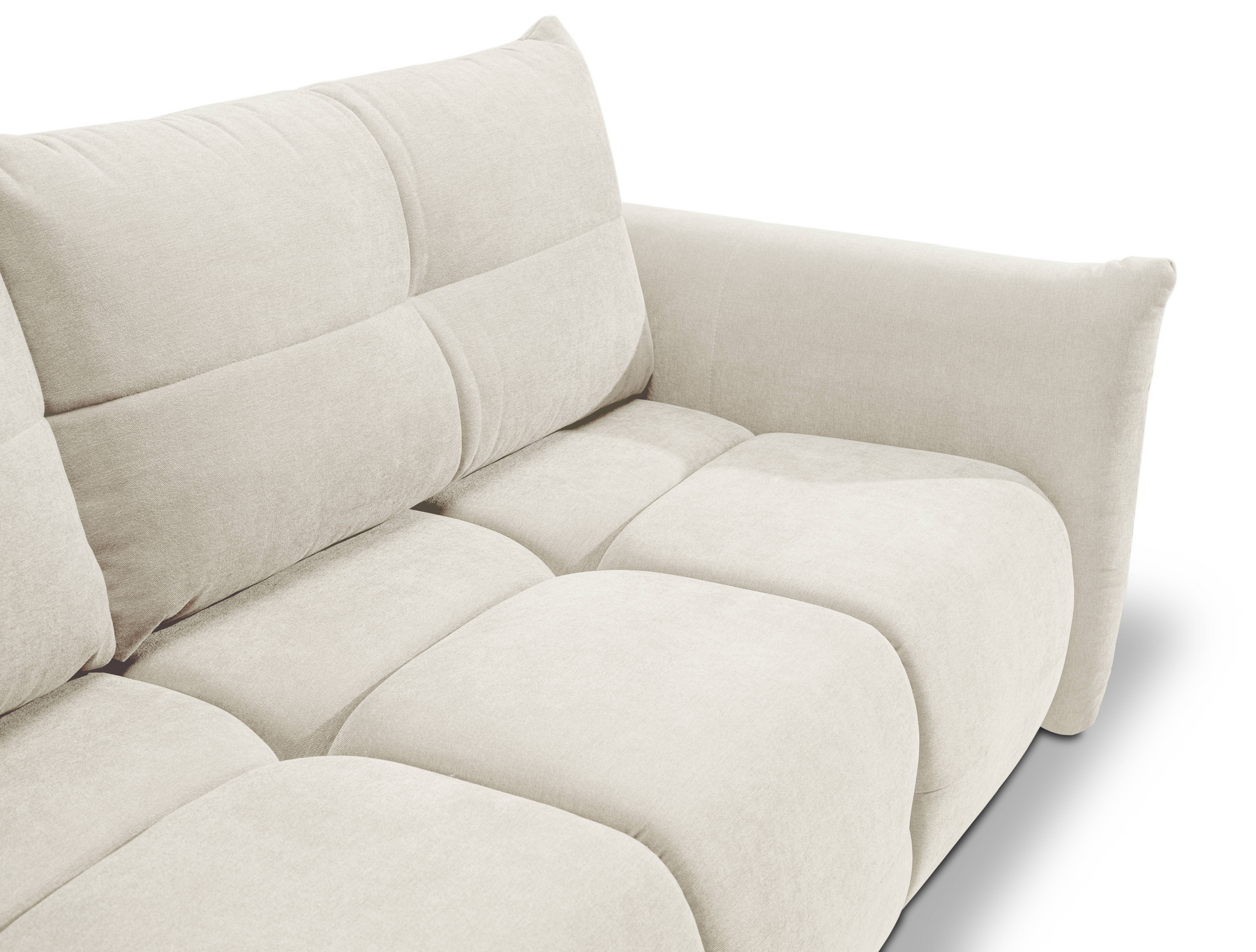 Divano letto in tessuto cinigliato Lisbona 245x110/144 cm