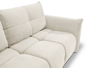 Divano letto in tessuto cinigliato Lisbona 245x110/144 cm