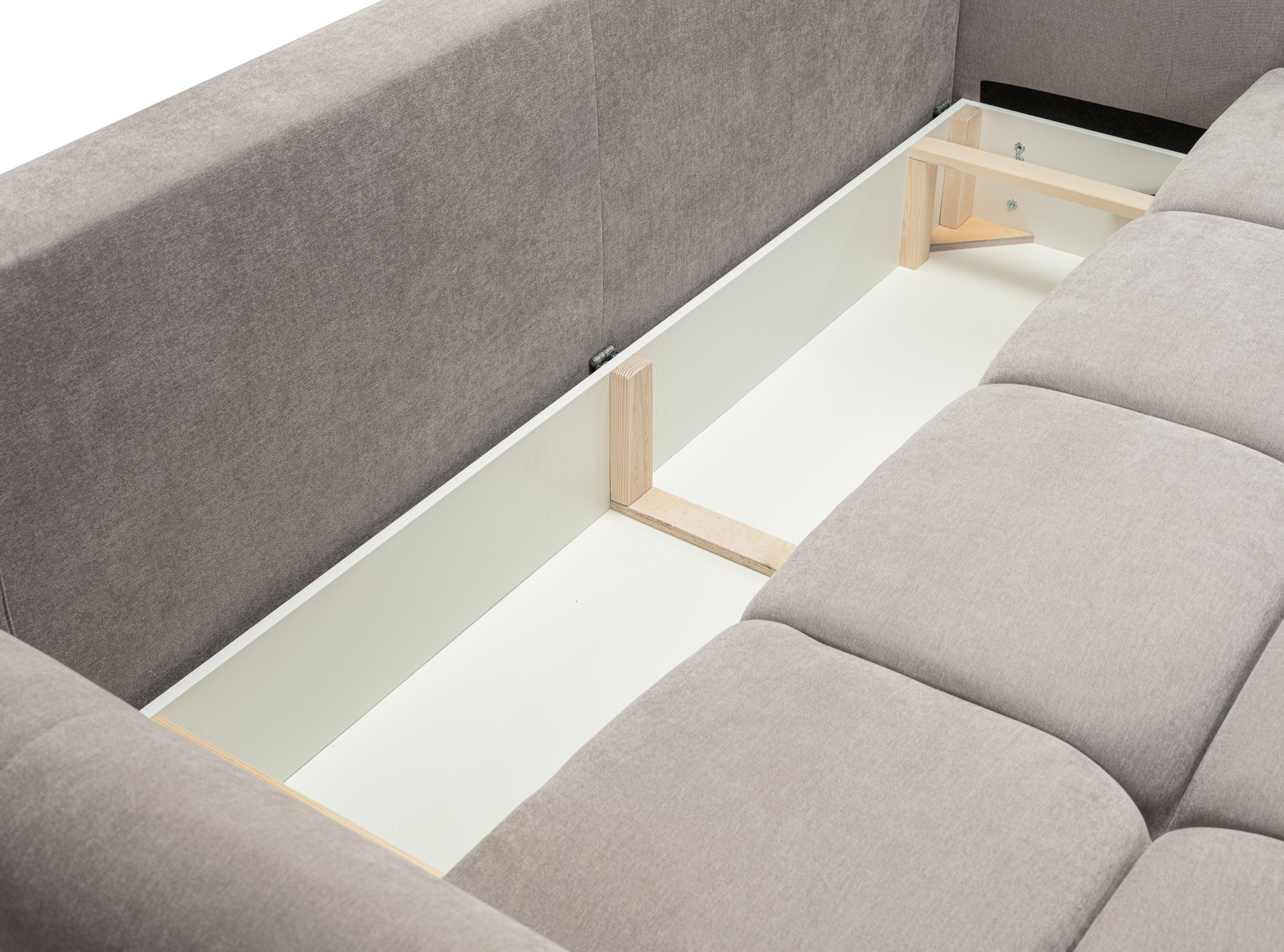 Divano letto in tessuto cinigliato Lisbona 245x110/144 cm