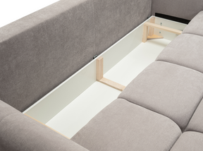 Divano letto in tessuto cinigliato Lisbona 245x110/144 cm