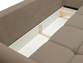 Divano letto in tessuto cinigliato Lisbona 245x110/144 cm