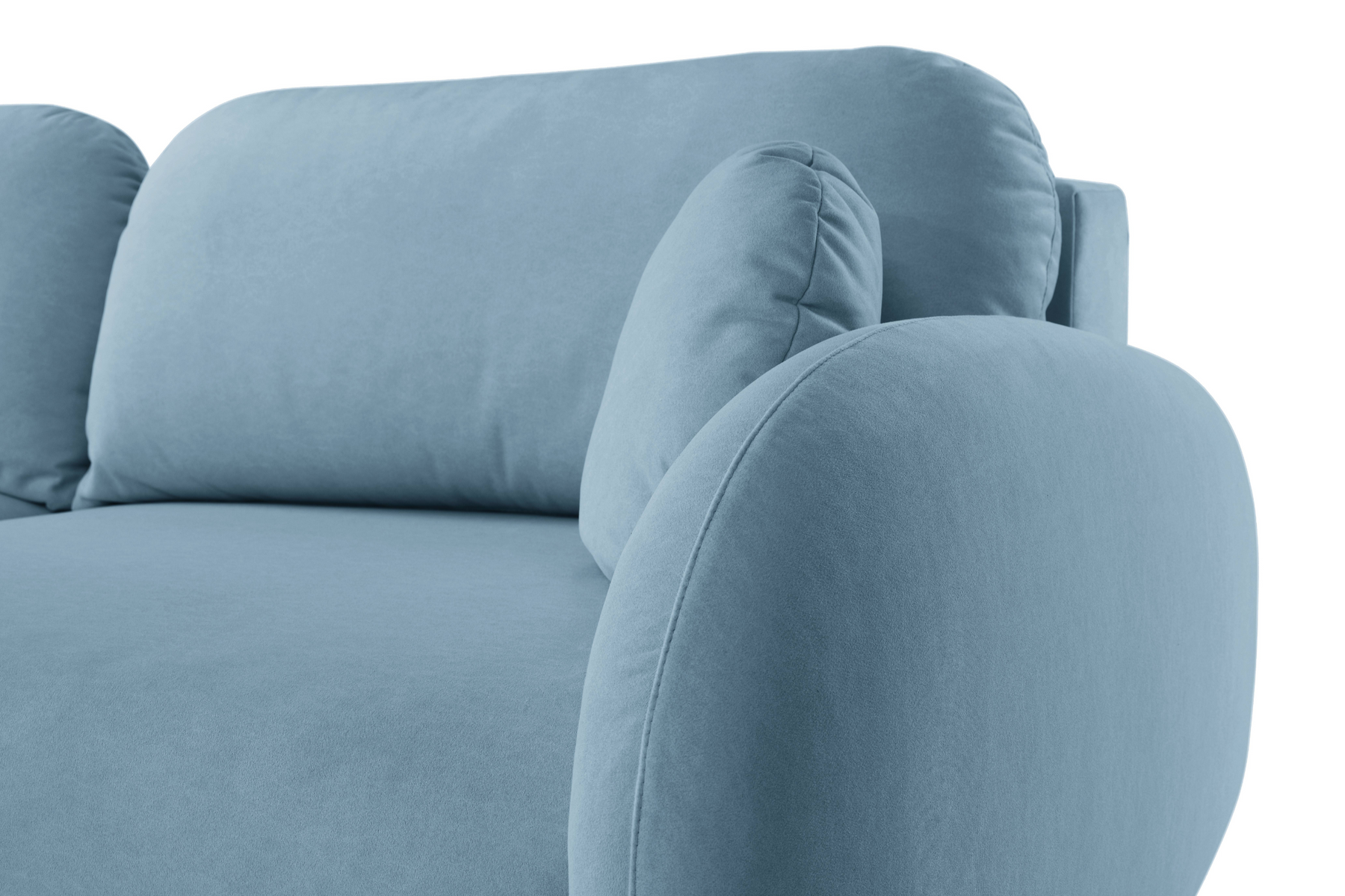 Divano letto in tessuto cinigliato Praga 232x109 cm