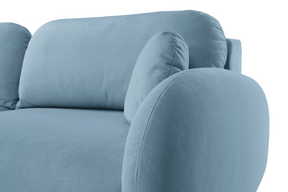 Divano letto in tessuto cinigliato Praga 232x109 cm