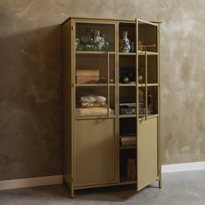Vetrina in metallo opaco 170x99 cm