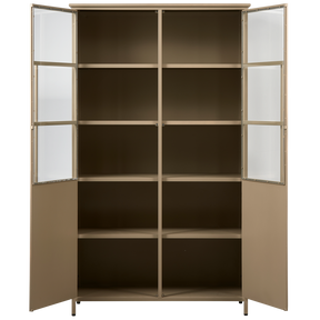 Vetrina in metallo opaco 170x99 cm