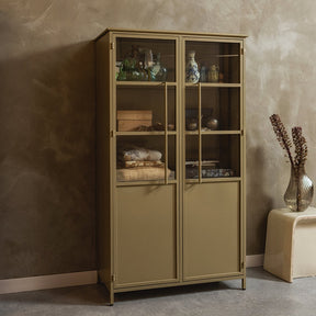 Vetrina in metallo opaco 170x99 cm