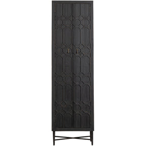 Credenza 2 ante in legno di pino nero Bequest 210x60 cm