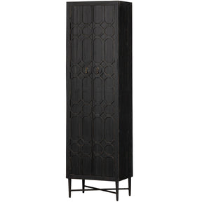 Credenza 2 ante in legno di pino nero Bequest 210x60 cm