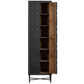 Credenza 2 ante in legno di pino nero Bequest 210x60 cm