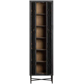 Credenza 2 ante in legno di pino nero Bequest 210x60 cm