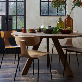 Set di 2 sedie da pranzo Aya 77x50 cm