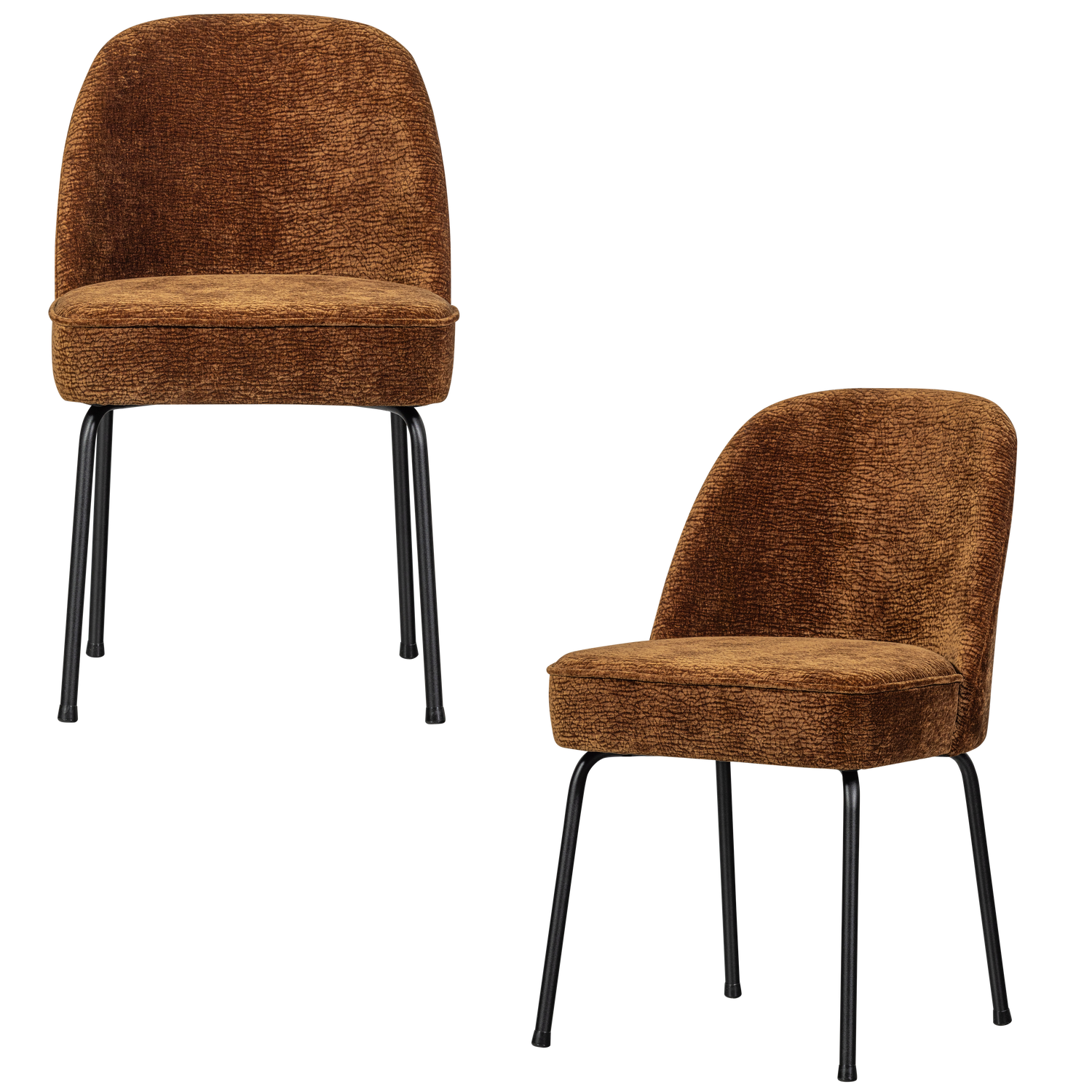 Set di 2 sedie in ciniglia Nadir 50x83 cm