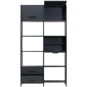 Armadio in acciaio nero opaco Legacy 220x123 cm